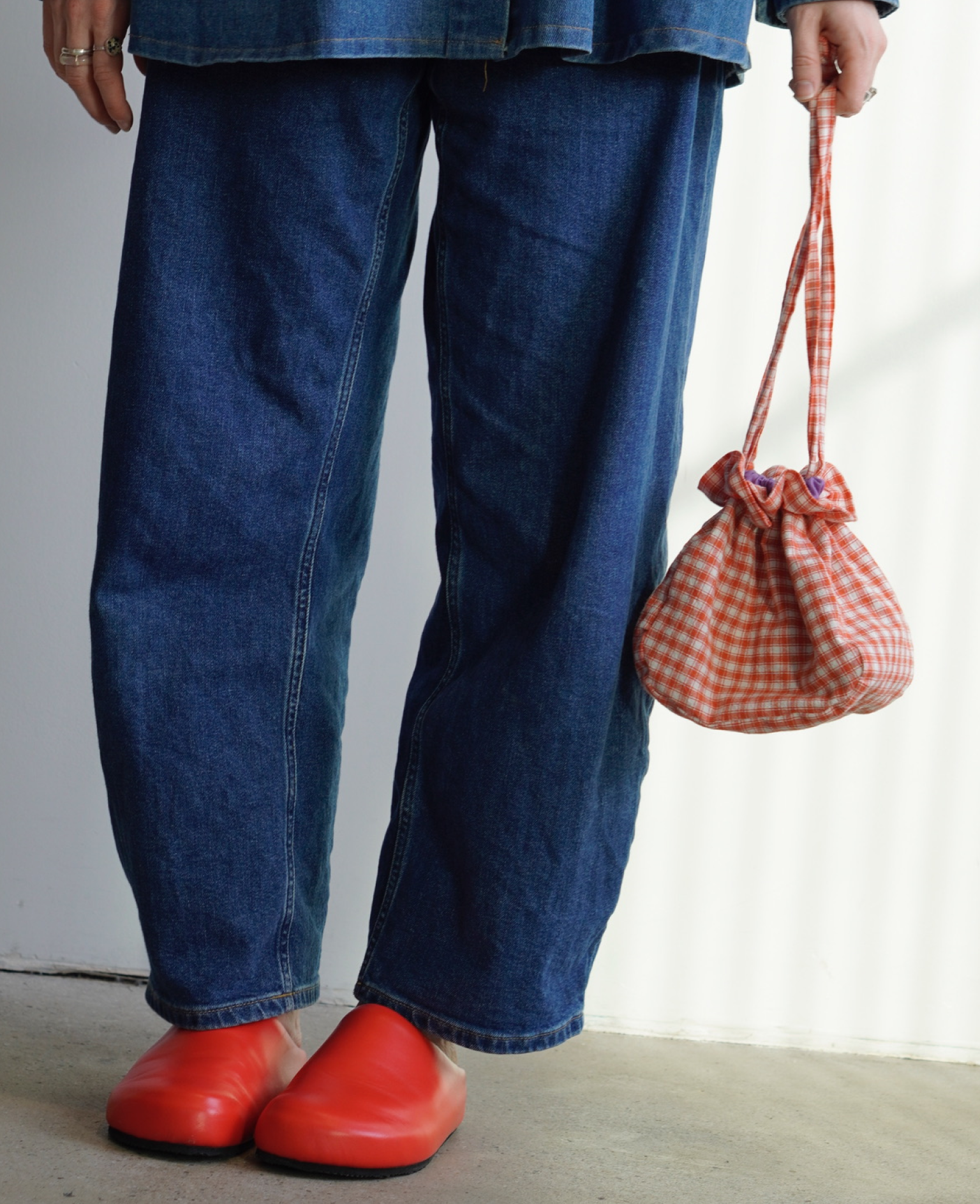 Project Bag and Pouf